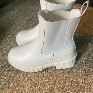 White Ankle Boots for Women